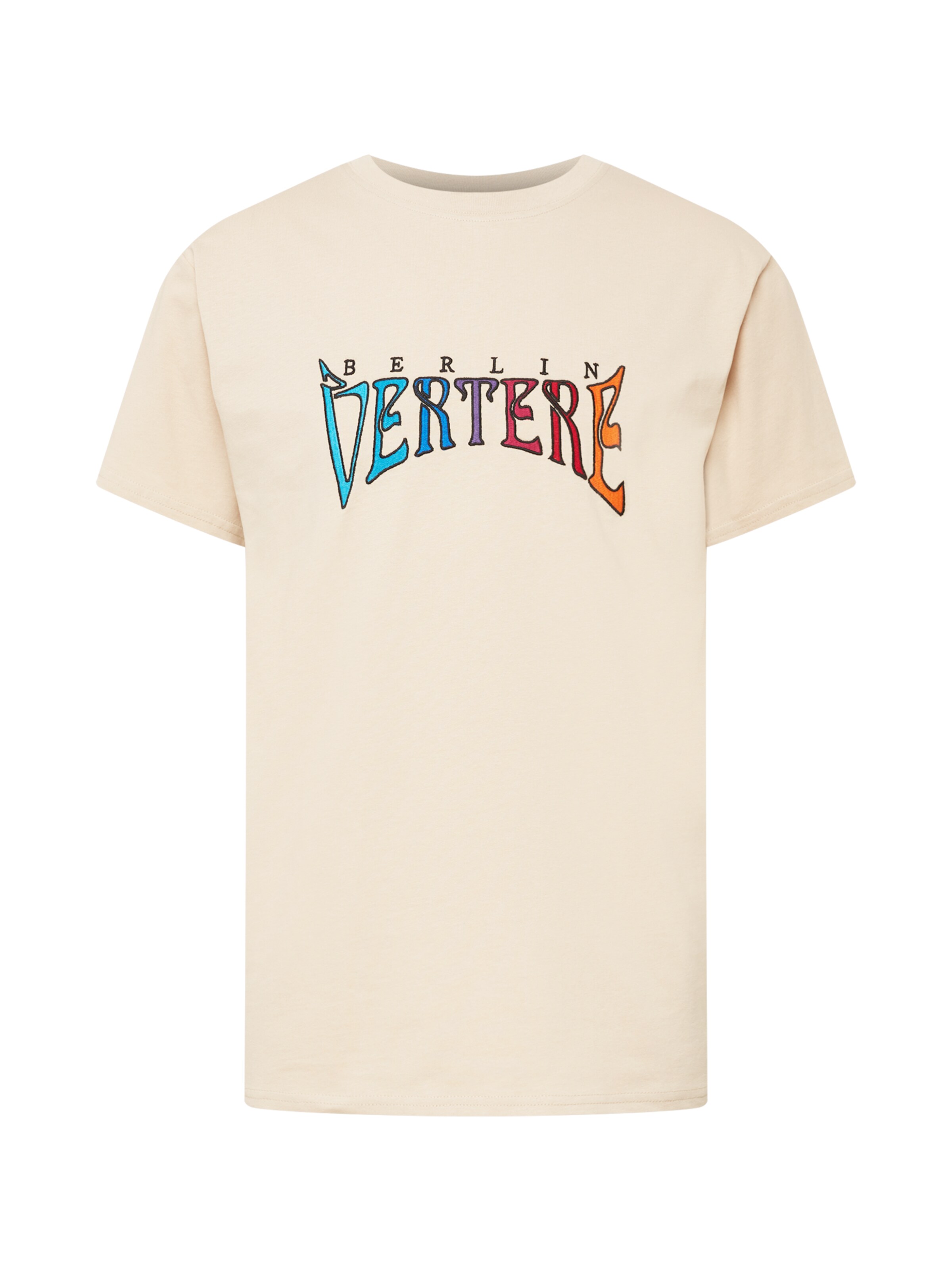 Männer Shirts Vertere Berlin T-Shirt 'ART NOIR' in Sand - WB16709 Männer Shirts Vertere Berlin T-Shirt 'ART NOIR' in Sand - WB16709