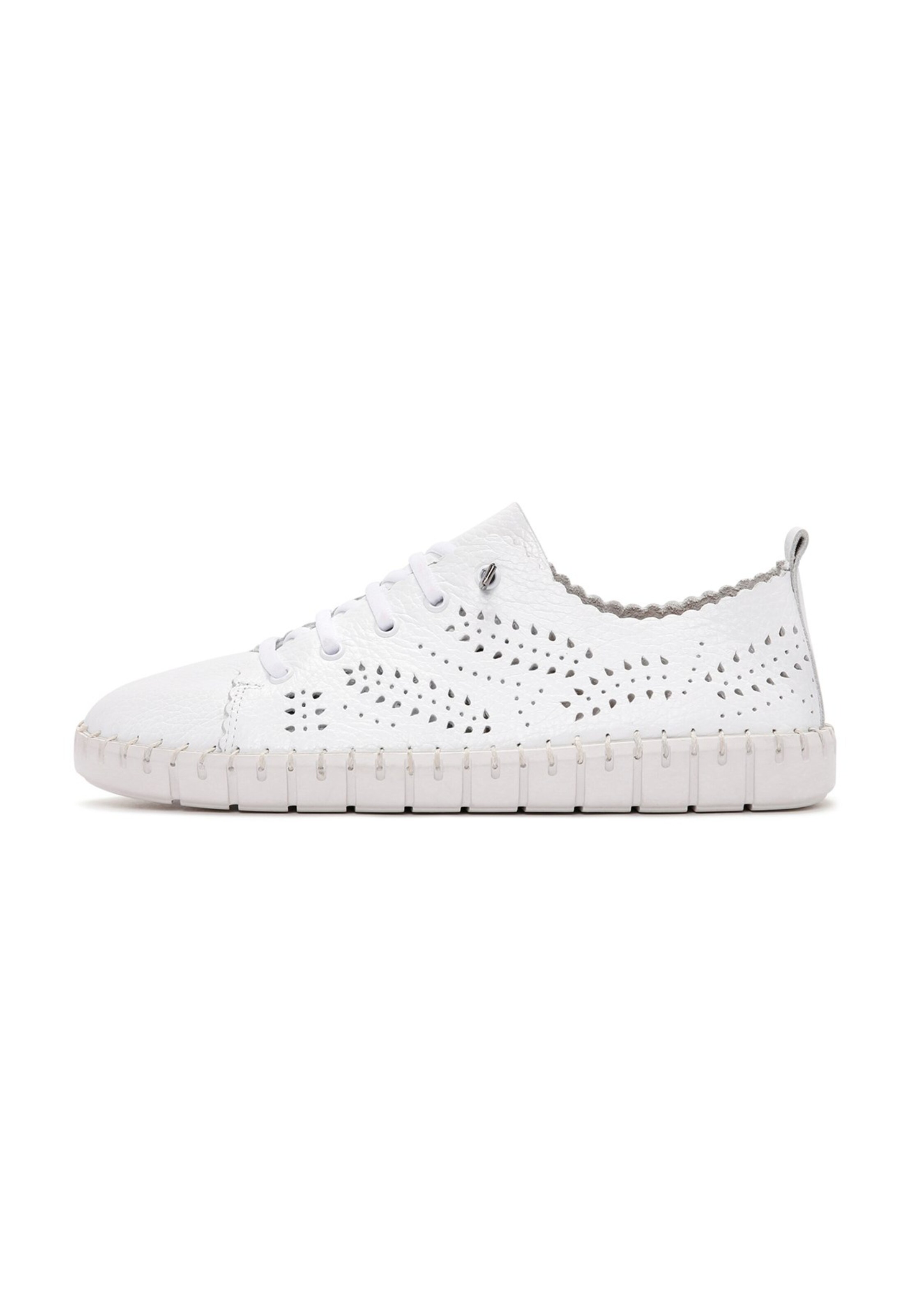 Sneaker bassa di Derimod in bianco: frontale