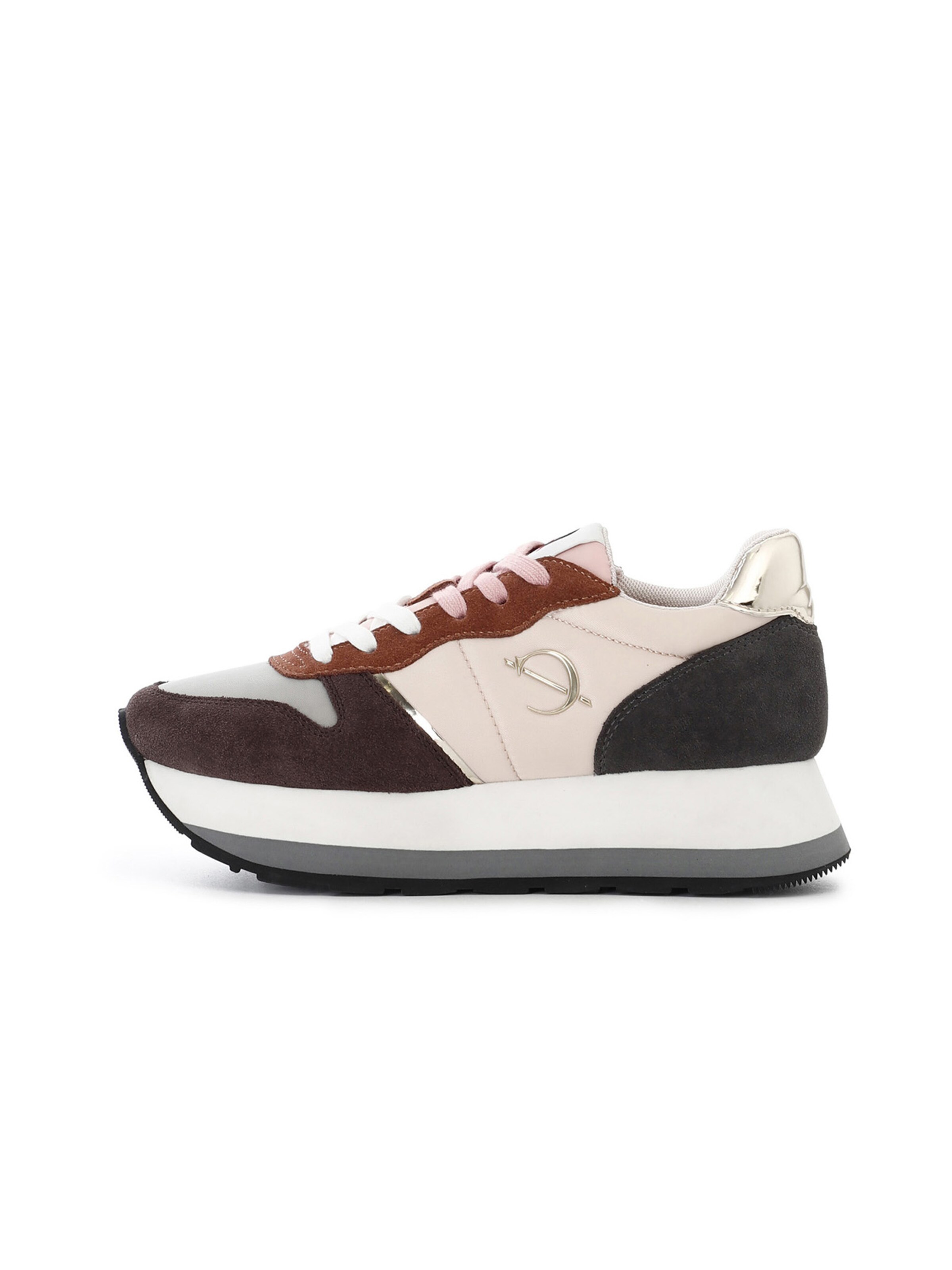 Sneaker bassa di CAFè NOIR in marrone: frontale