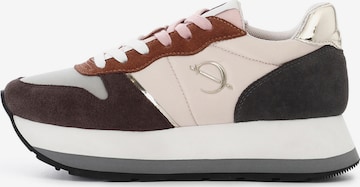 Sneaker bassa di CAFè NOIR in marrone: frontale