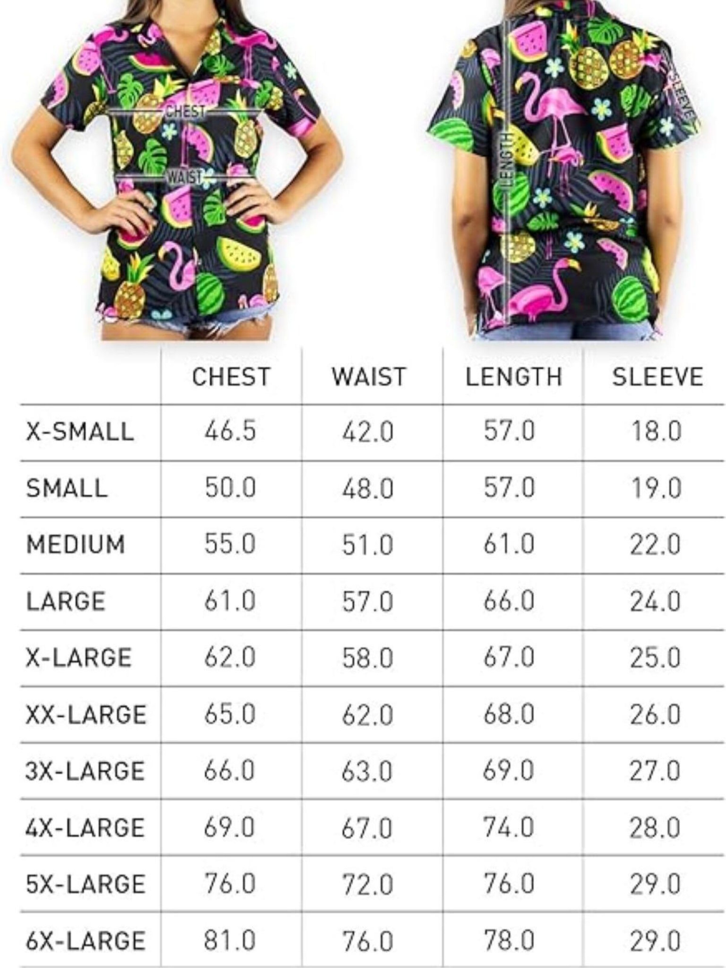 King Kameha Bluse 'Flamingo Melone'‌ in Schwarz