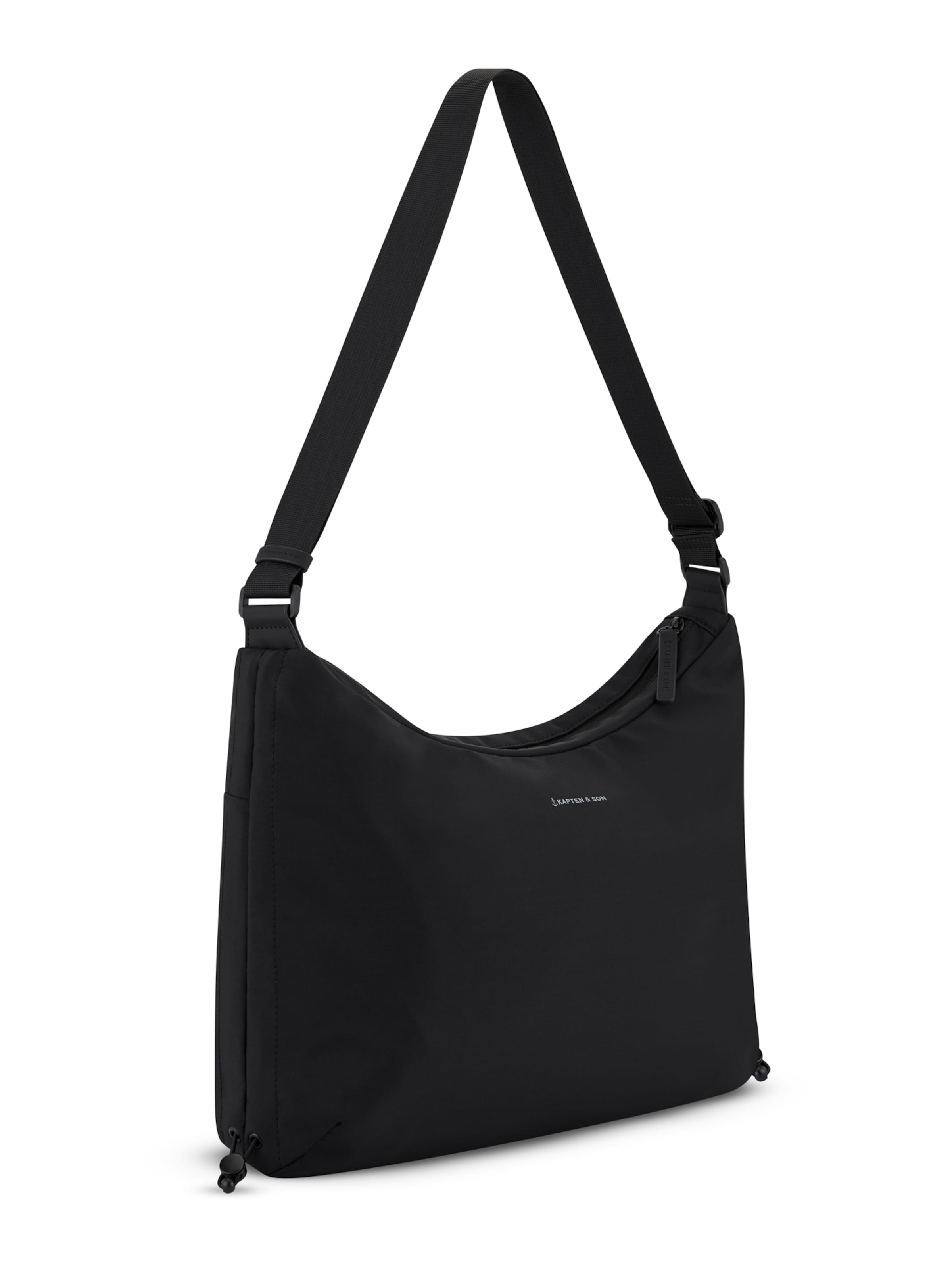 Kapten & Son Torba za čez ramo 'Skara Large' | črna barva
