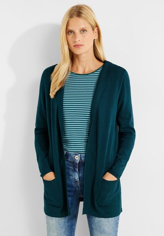 CECIL Knit Cardigan in Green: front