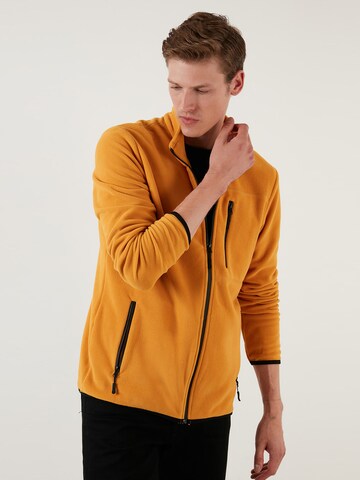 Buratti Fleece jas in Oranje