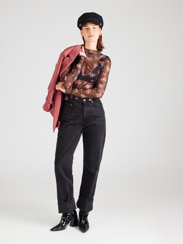 Noisy may Shirt 'NMLESLEY' in Schwarz