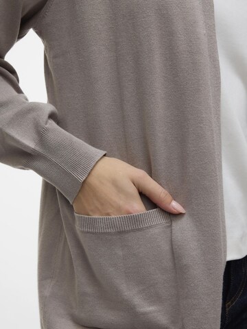 VERO MODA Knit cardigan 'SILJE' in Grey