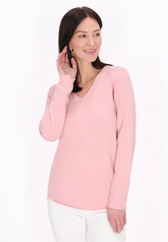 Pull-over Usha en rose : devant