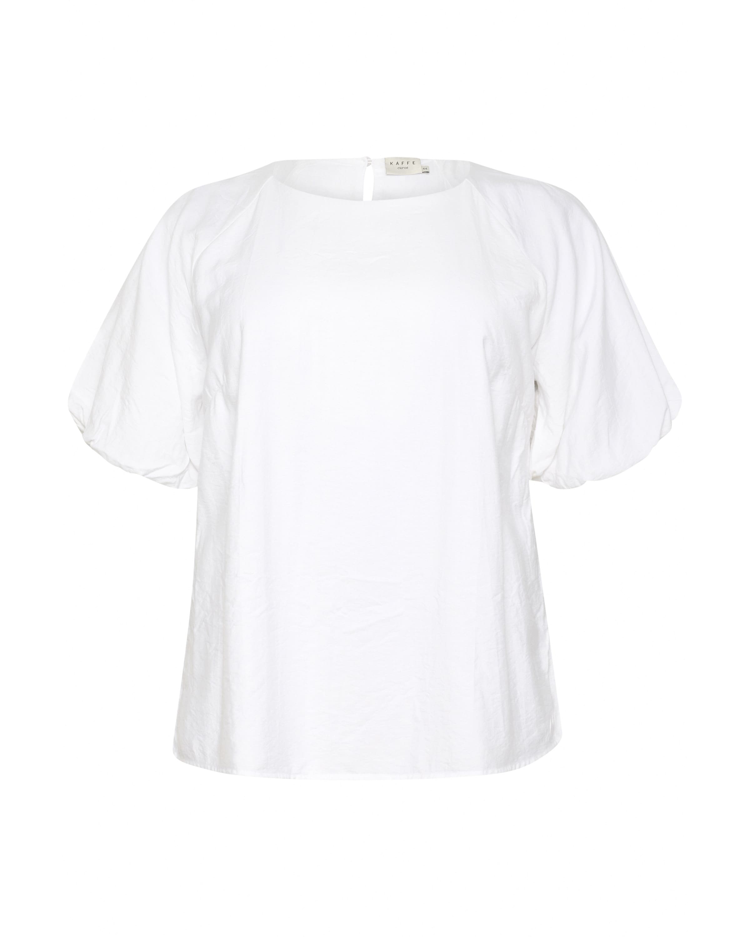 KAFFE CURVE Blouse 'Gabbi' in White: front