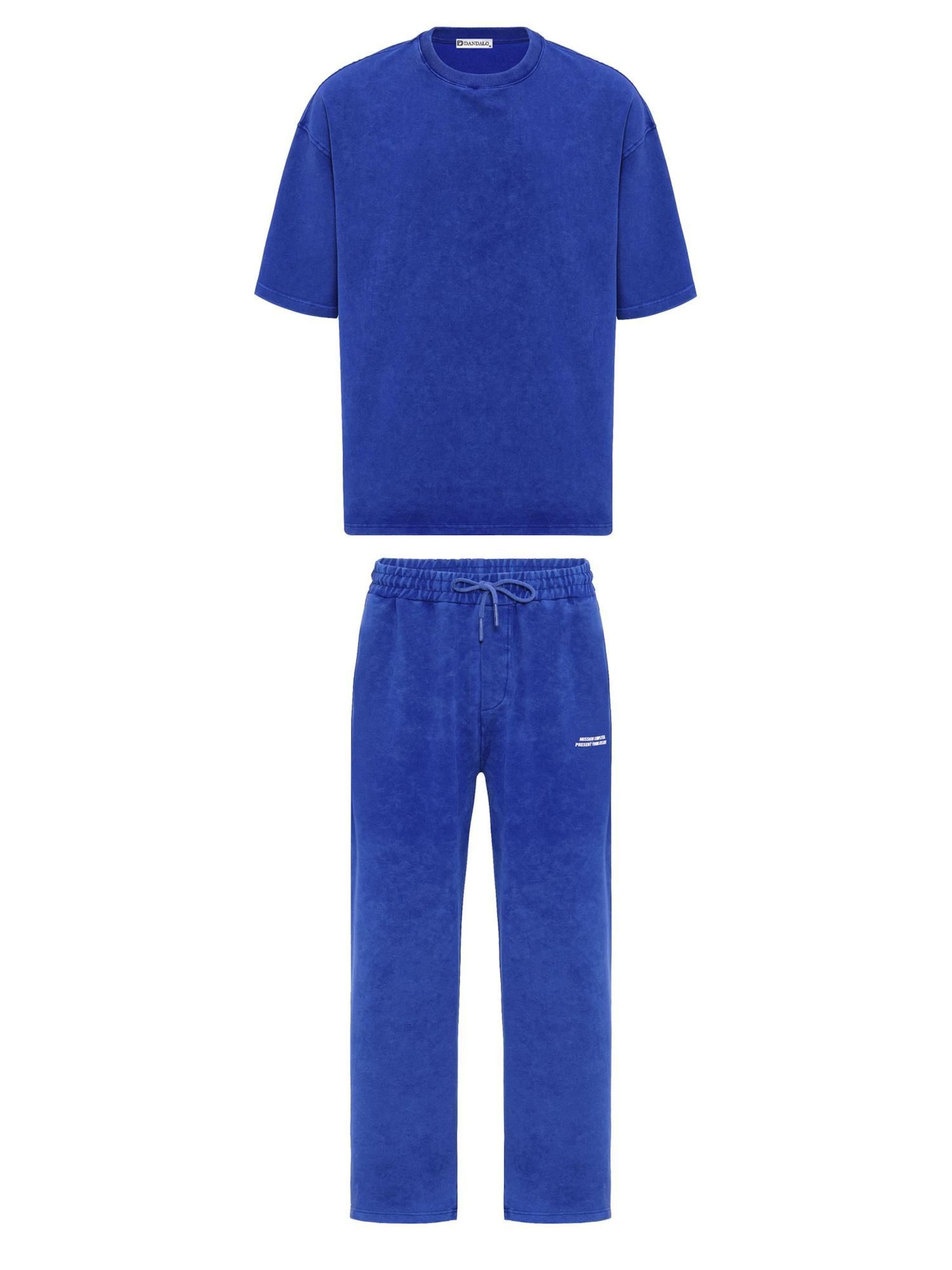 Dandalo - Fato de jogging em azul: frente