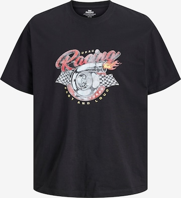 Jack & Jones Plus Shirt in Zwart: voorkant