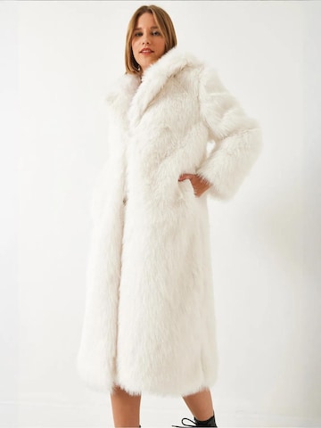 Manteau d’hiver Bianco Lucci en blanc