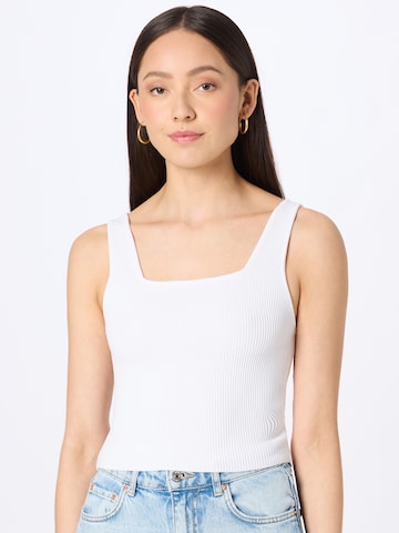 Cotton On Knitted Top 'OTTOMAN' in White: front