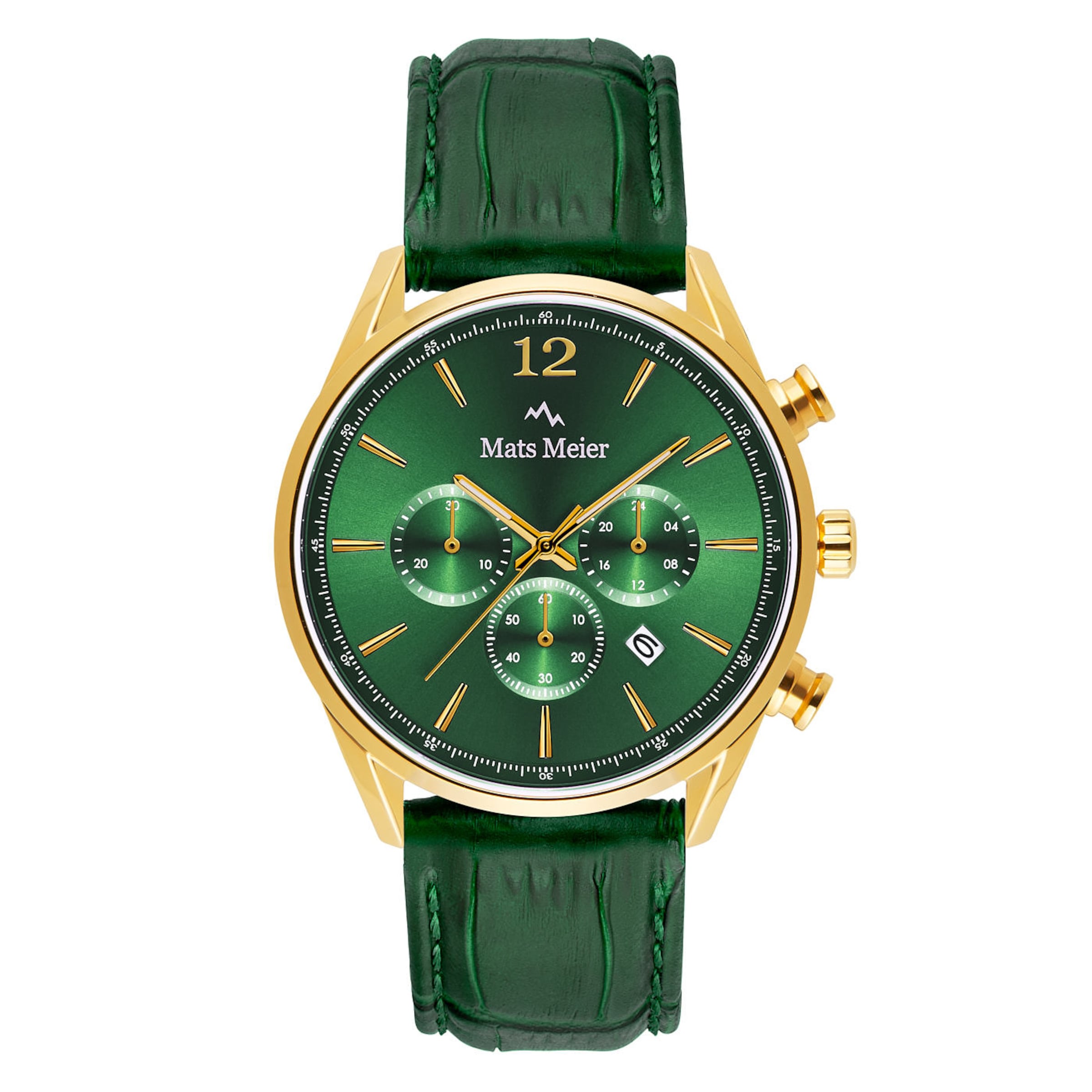 Mats Meier Analog watch in Green: front