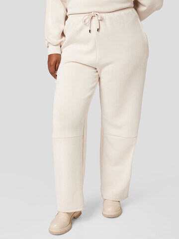 Guido Maria Kretschmer Curvy Regular Hose 'Virginia' in Weiß: Vorderseite