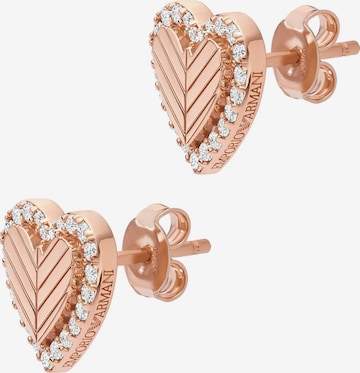 Emporio Armani Серьги в Золотой: спереди