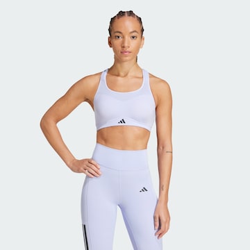 ADIDAS PERFORMANCE Bralette Sports Bra in Purple: front