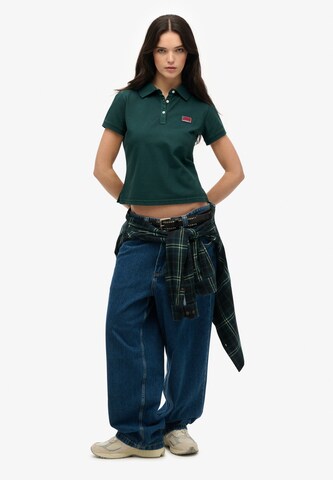 Superdry Shirt 'Athletic Essentials' in Groen