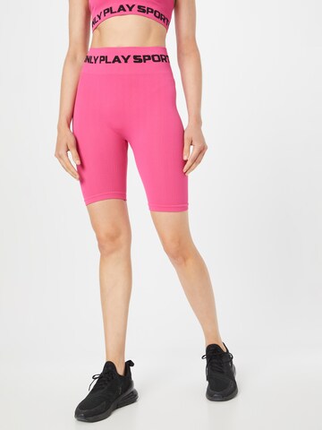 ONLY PLAY Skinny Sportnadrágok 'ANA' - rózsaszín: elől