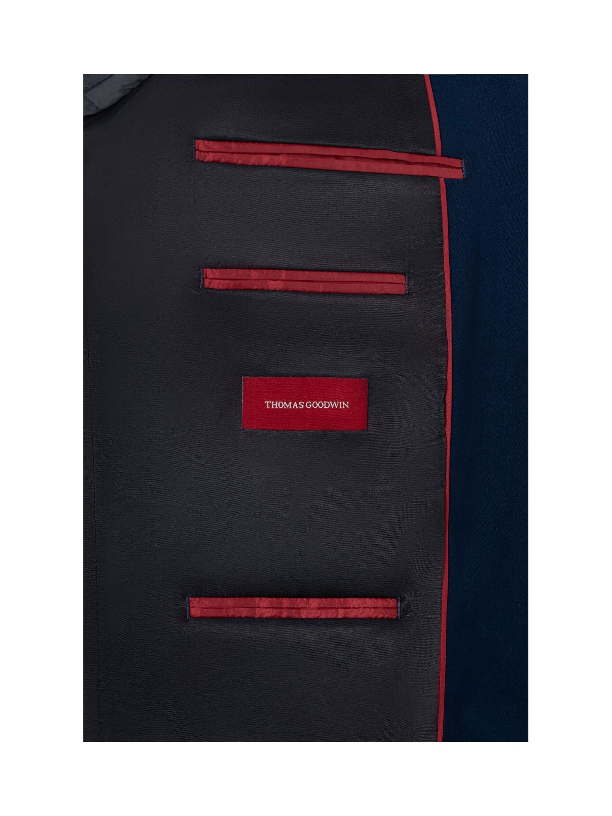 Thomas Goodwin Slim fit Business-colbert in Blauw