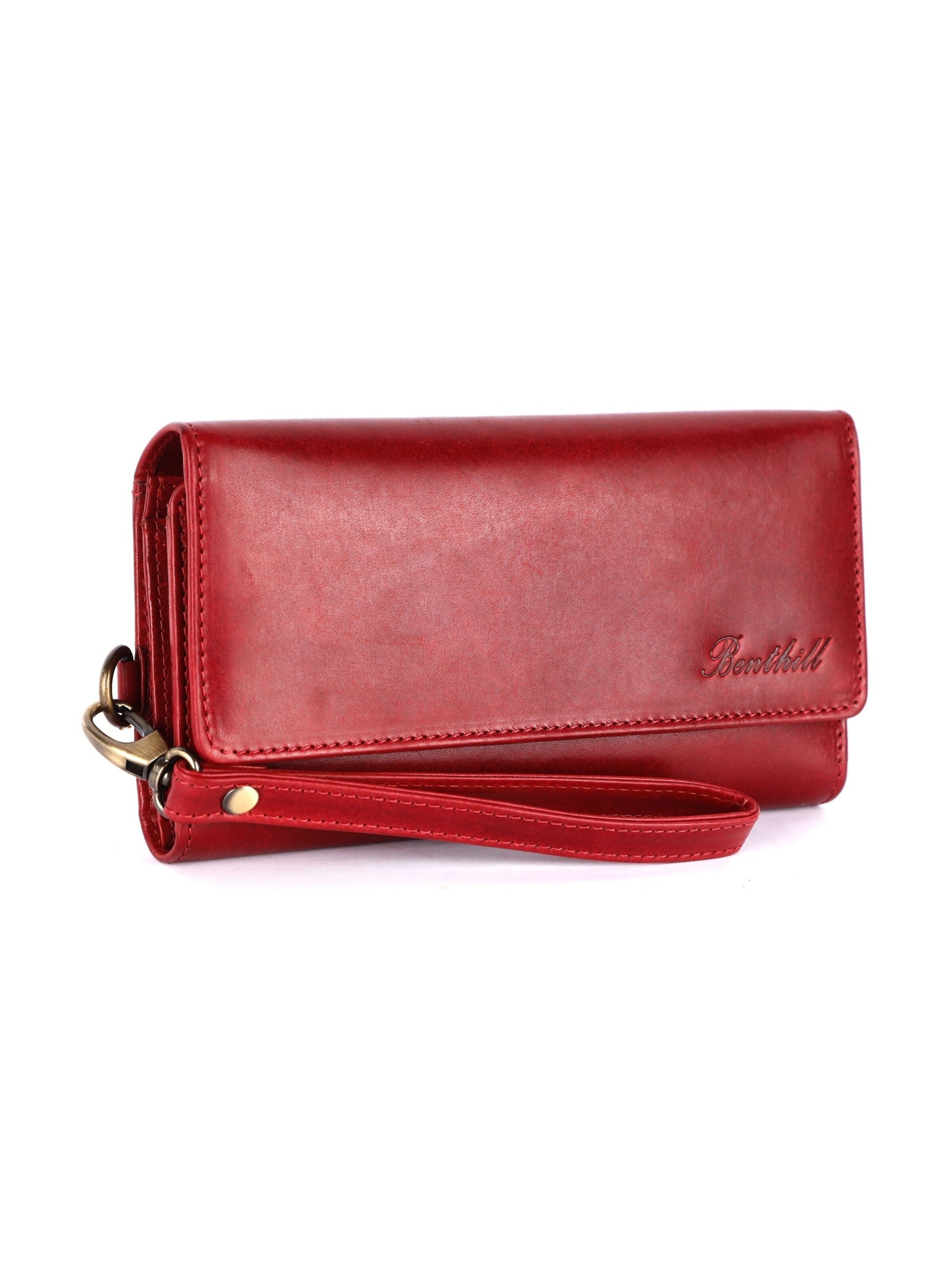 Benthill Wallet in Red: front