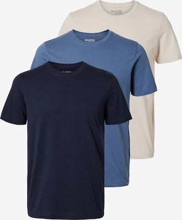 T-Shirt SELECTED HOMME en mélange de couleurs : devant