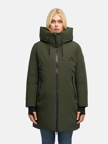 Cappotto funzionale di MARIKOO in verde: frontale
