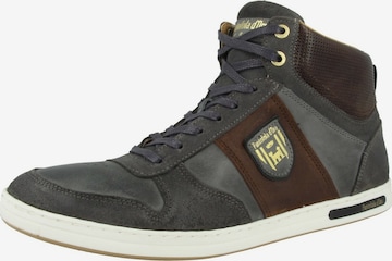 PANTOFOLA D'ORO High-Top Sneakers in Grey: front