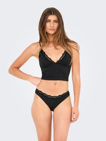 ONLY Thong 'ONLVICKY' in Black: front