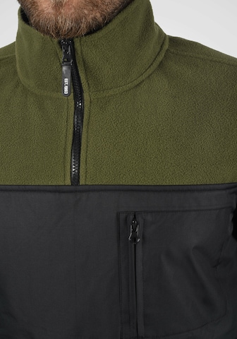 INDICODE JEANS Fleece jas 'Boggy' in Groen