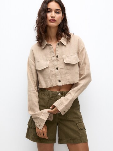 Pull&Bear Blouse in Beige