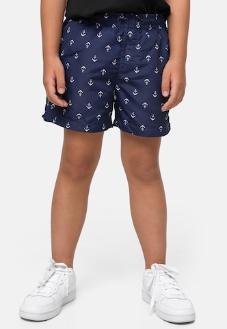 Urban Classics Zwemshorts in Blauw: voorkant