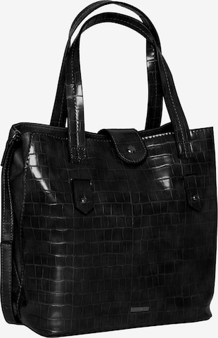 RIEKER Handbag in Black: front