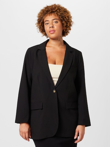 Blazer 'SIGRID' Object Curve en noir : devant