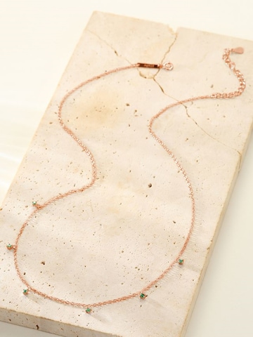 Parure de bijoux 'Emerald Glow' Hey Happiness en or