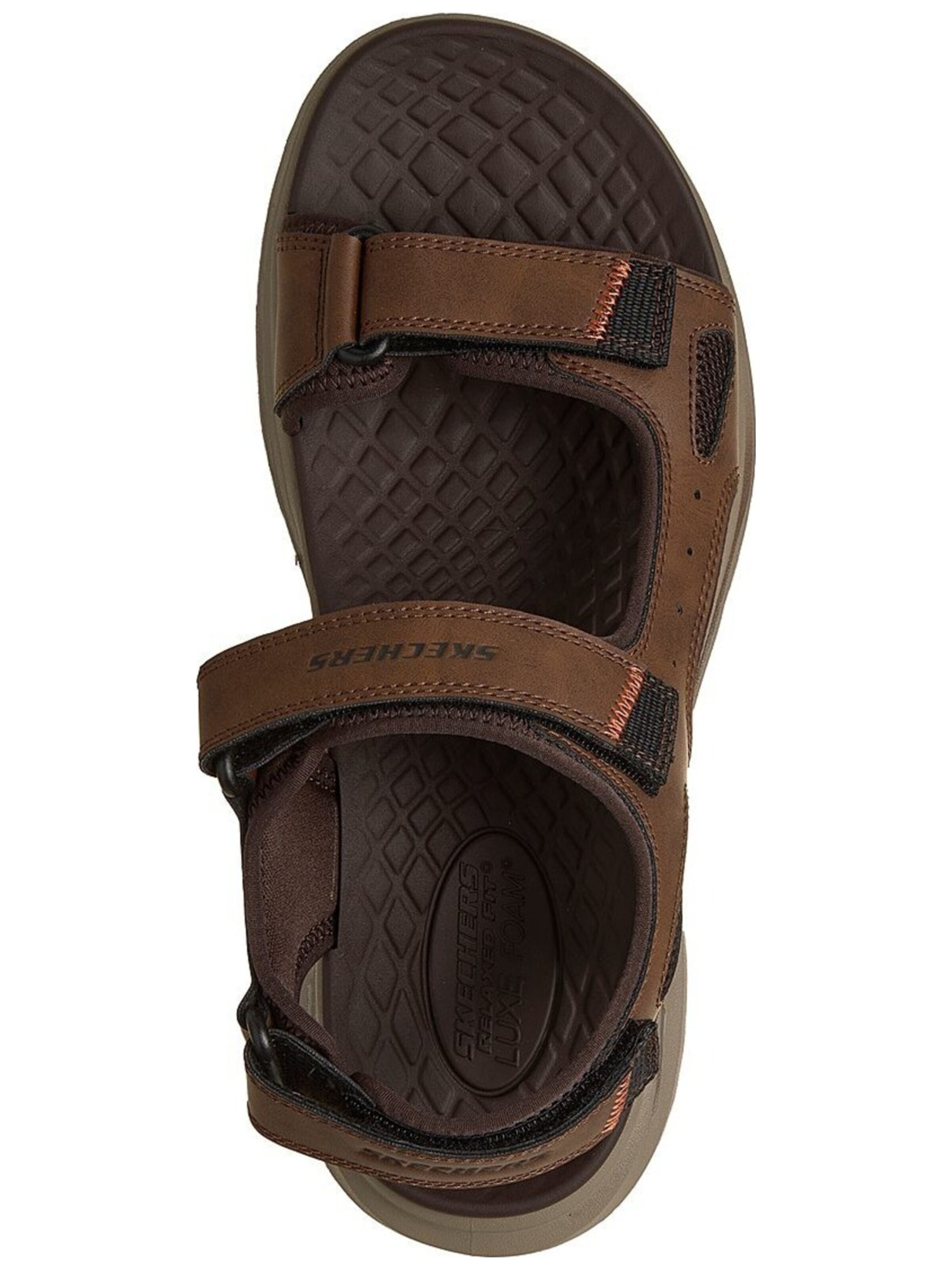 SKECHERS Sandalen 'Skechers Orvan Sd - Gamble' in Bruin