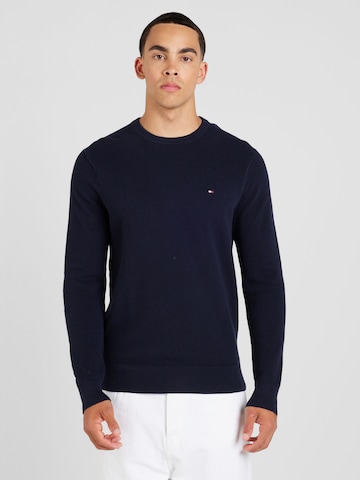 TOMMY HILFIGER Pullover 'ESSENTIAL' in Blau: Vorderseite