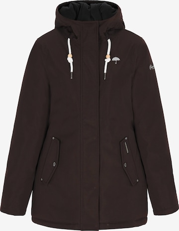 Schmuddelwedda Zimná bunda - Hnedá: predná strana