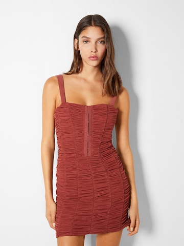 Bershka Dress in Red: front