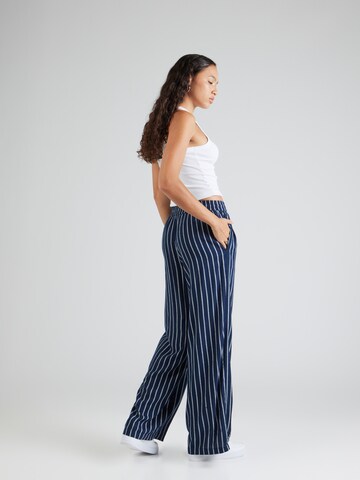 PIECES Wide leg Pants 'PCPIA' in Blue