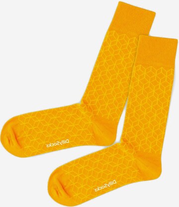 DillySocks Socks 'Juice Lining' in Yellow: front