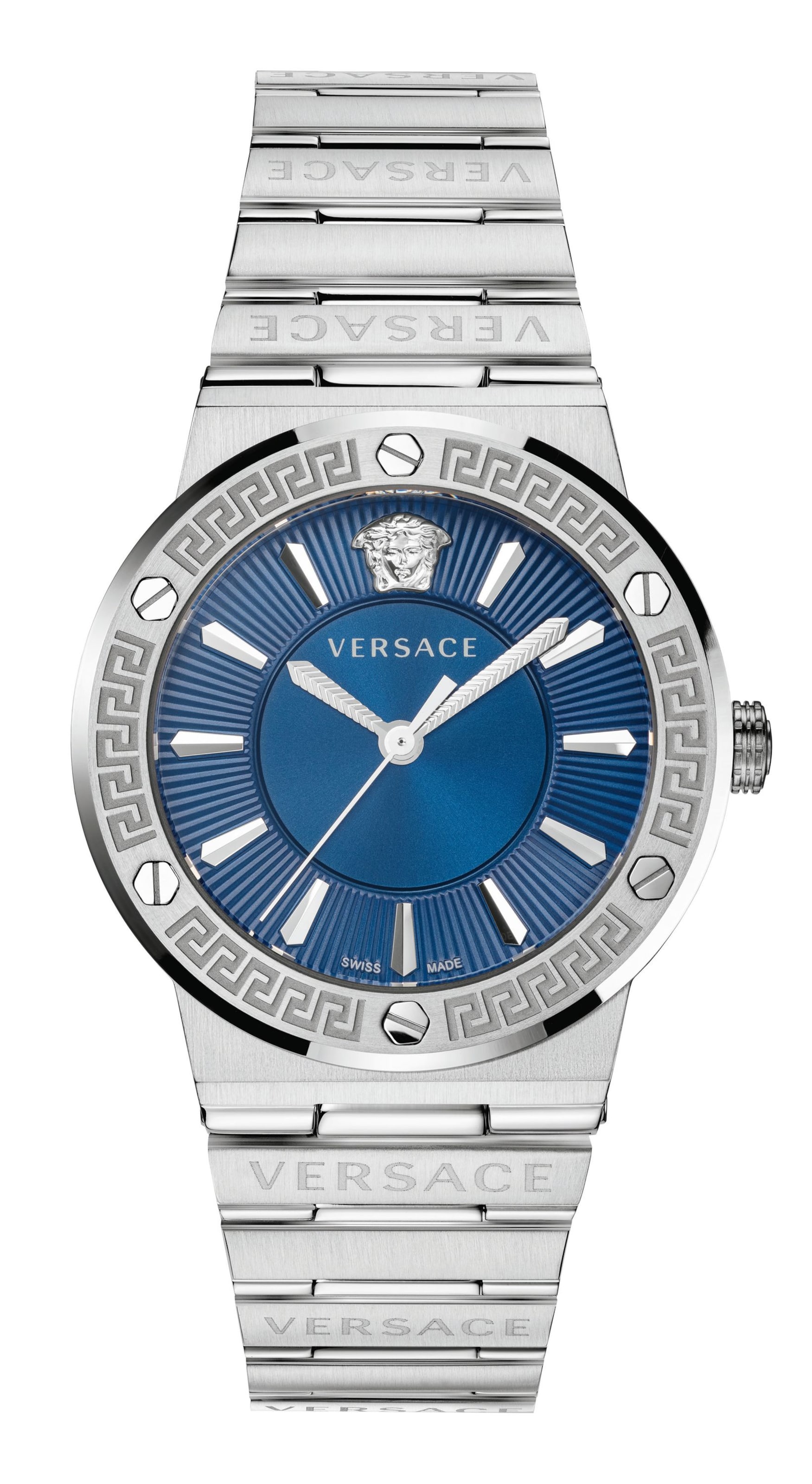 VERSACE Uhr in Silber: Vorderseite