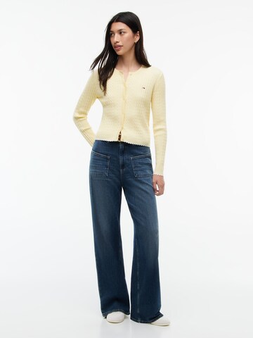 Tommy Jeans Kardigán - sárga