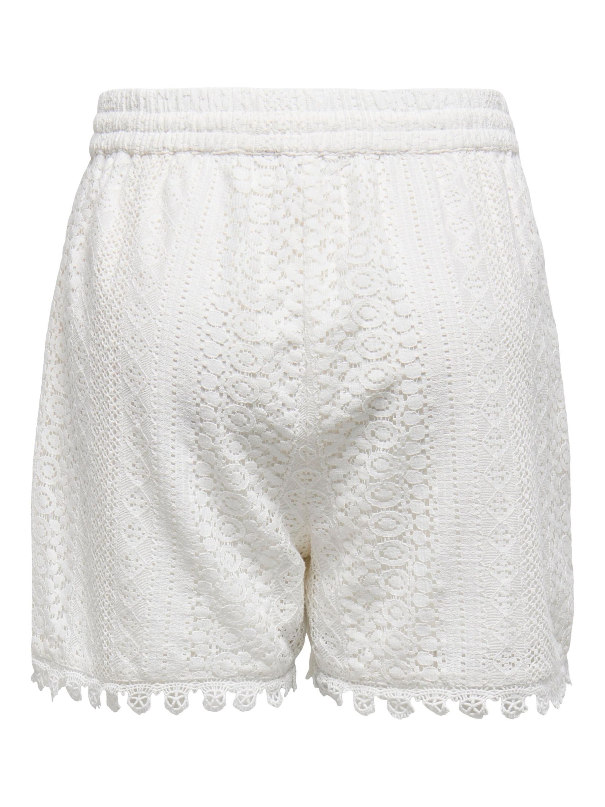 Regular Pantalon ONLY en blanc