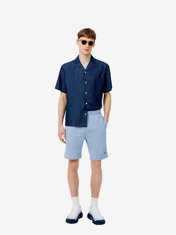 LACOSTE Regular Housut värissä sininen: etupuoli