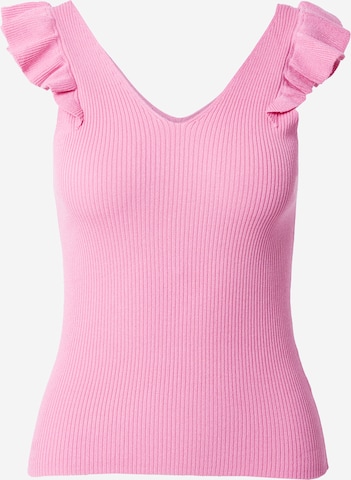 ONLY Knitted Top 'LISSIE' in Pink: front