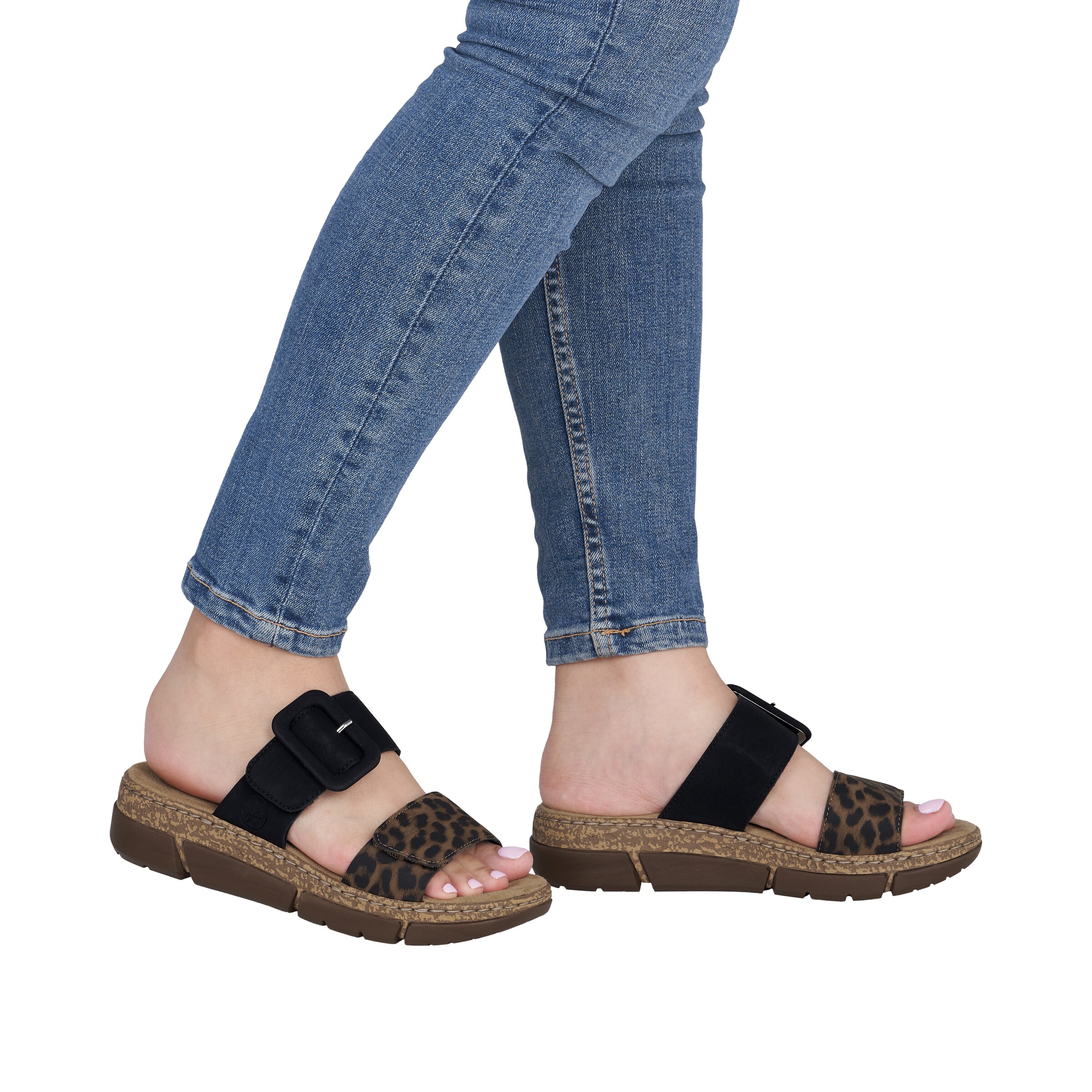 Mule Rieker en marron