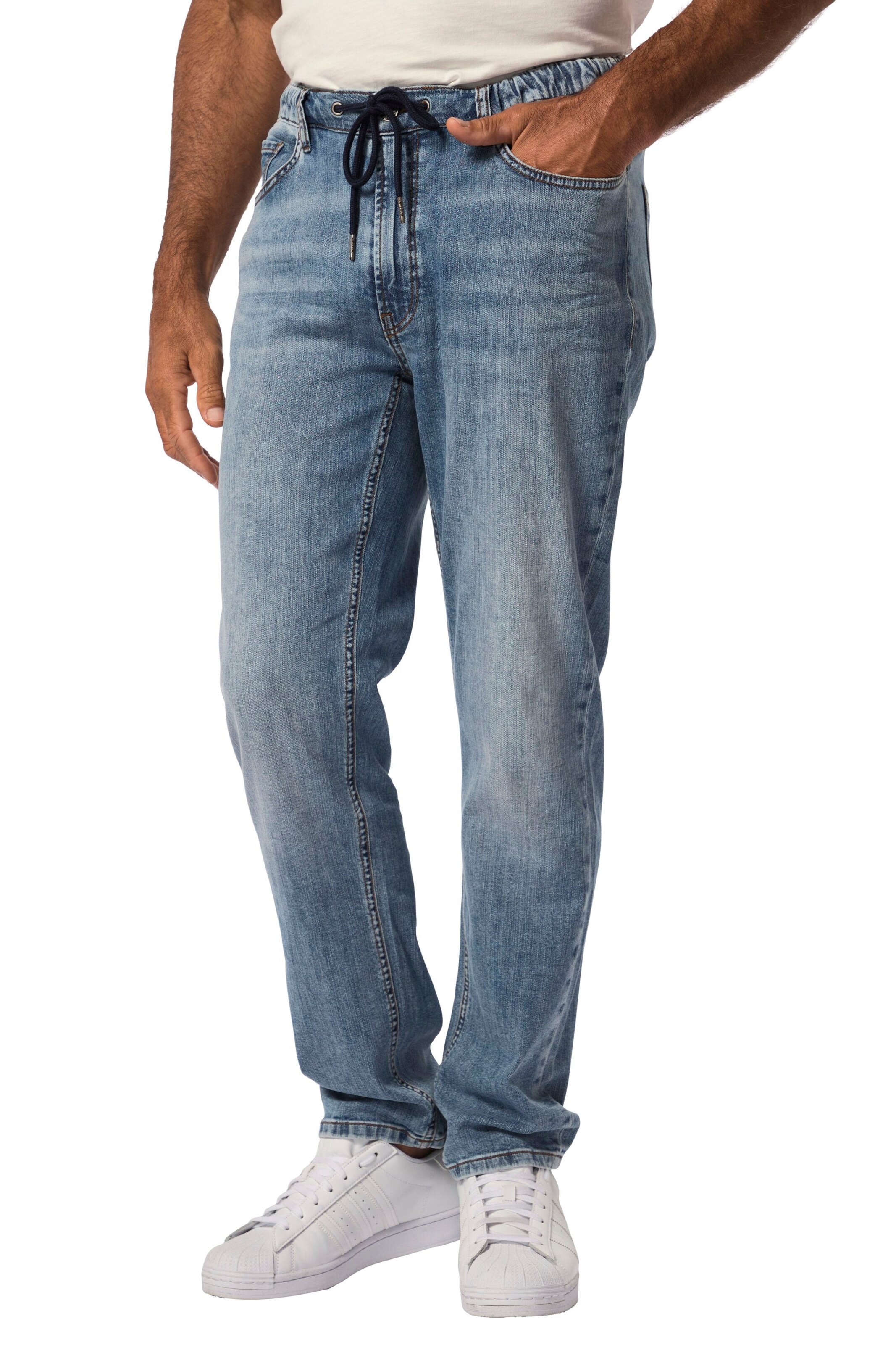 JP1880 Regular Jeans in Blauw: voorkant