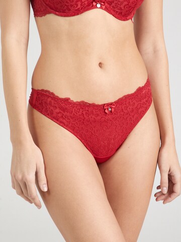 Hunkemöller String 'Marine' in Rot: Vorderseite