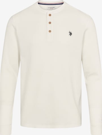 U.S. POLO ASSN. Paita 'Rex' värissä valkoinen: etupuoli
