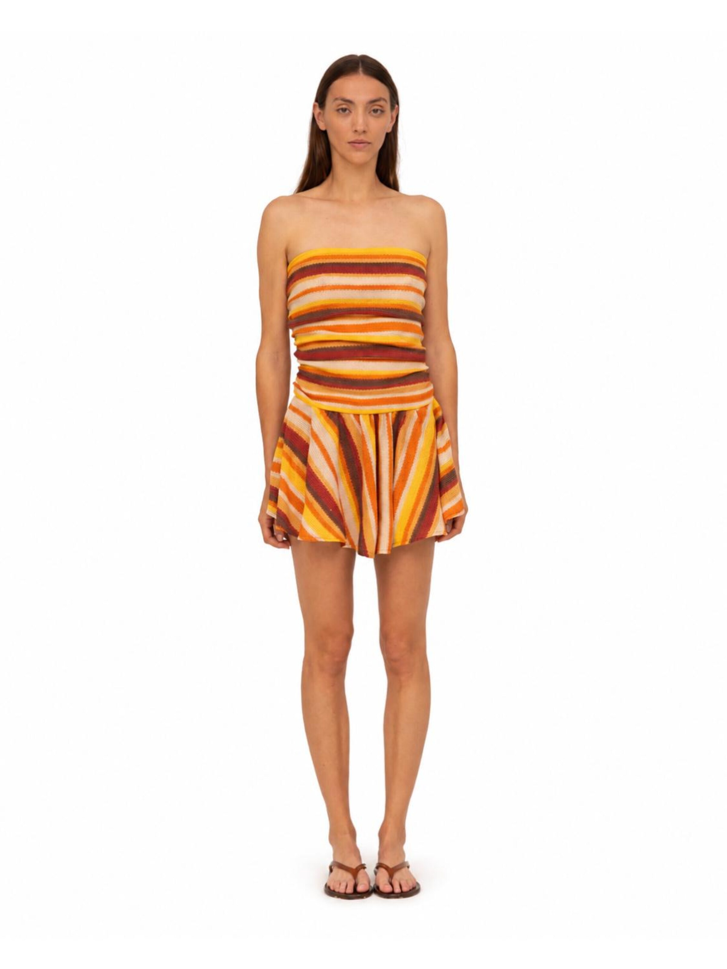 Carmen Says - Vestido de punto 'Sunlight' en amarillo